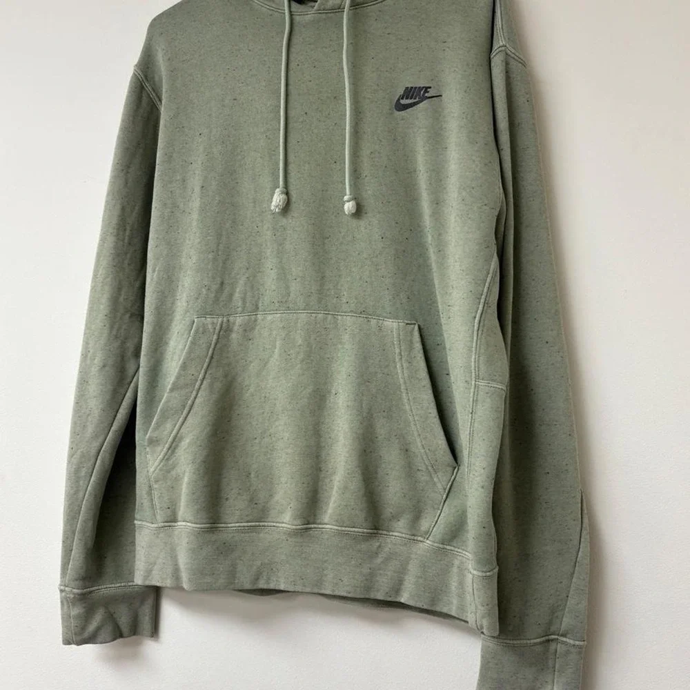 Nike Sportswear Speckled Hoodie Mens Medium Sage Green Gorpcore Normcore Top